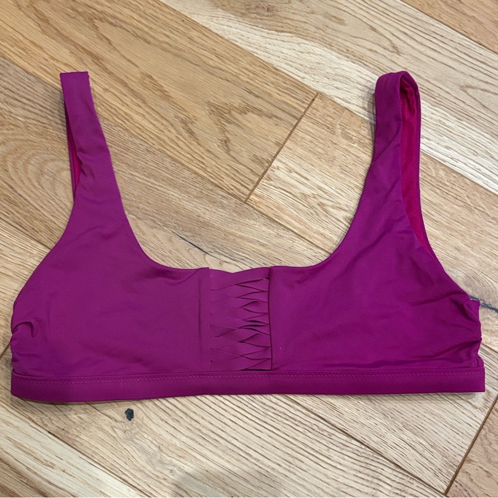 Athleta Magenta Sports Bra